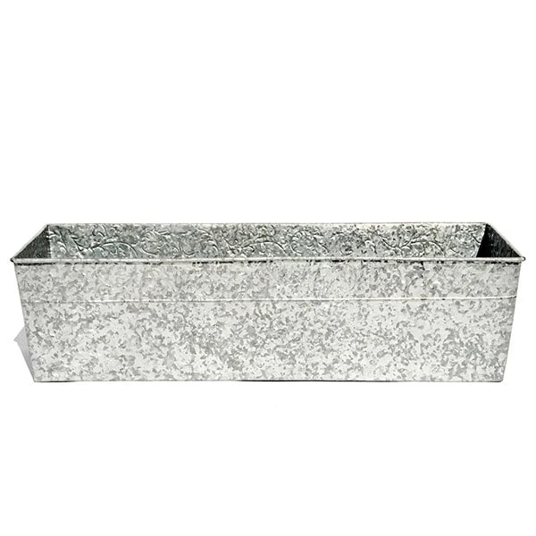 Embossed Galvanised Window Trough 9 Embossed Galvanised Window Trough - Image 7