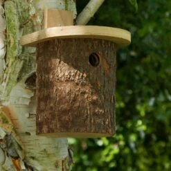 Natural Log Tit Nesting Box 7 Natural Log Tit Nesting Box -Feathered Garden pr2000022581 card3 lg