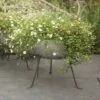 Sphere Planter With Stand 2 Sphere Planter With Stand -Feathered Garden pr2000028371
