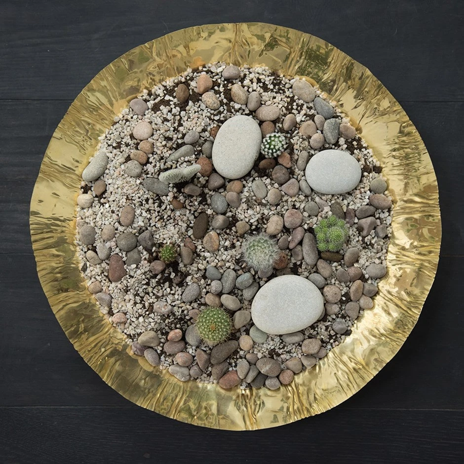 Brass Plant Bowl 3 Brass Plant Bowl