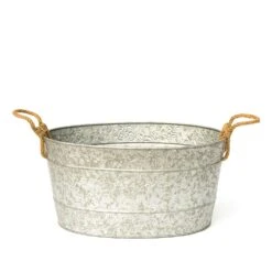 Galvanised Trough For Plants Or Drinks 11 Galvanised Trough For Plants Or Drinks -Feathered Garden pr2000031501 card3 lg