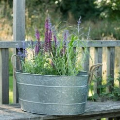 Galvanised Trough For Plants Or Drinks 14 Galvanised Trough For Plants Or Drinks -Feathered Garden pr2000031501 card6 lg
