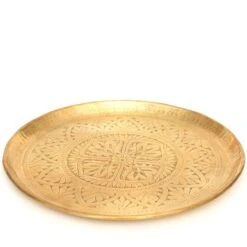 Solid Etched Brass Tray 8 Solid Etched Brass Tray -Feathered Garden pr2000031508 card3 lg