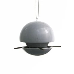 Clay Seed Feeder Grey