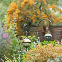 Border Scroll Hook Stake - Large -Feathered Garden pr2000034064 card3 lg