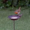 Old Iron Sunflower Flowerbed Feeder -Feathered Garden pr2000034668
