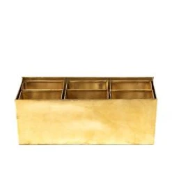 Brass Tray With 6 Brass Grow Pods 14 Brass Tray With 6 Brass Grow Pods -Feathered Garden pr2000037485 card5 lg