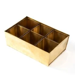 Brass Tray With 6 Brass Grow Pods 15 Brass Tray With 6 Brass Grow Pods -Feathered Garden pr2000037485 card6 lg