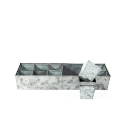 Galvanised Tray With 12 Grow Pods 11 Galvanised Tray With 12 Grow Pods -Feathered Garden pr2000037486 card5 lg