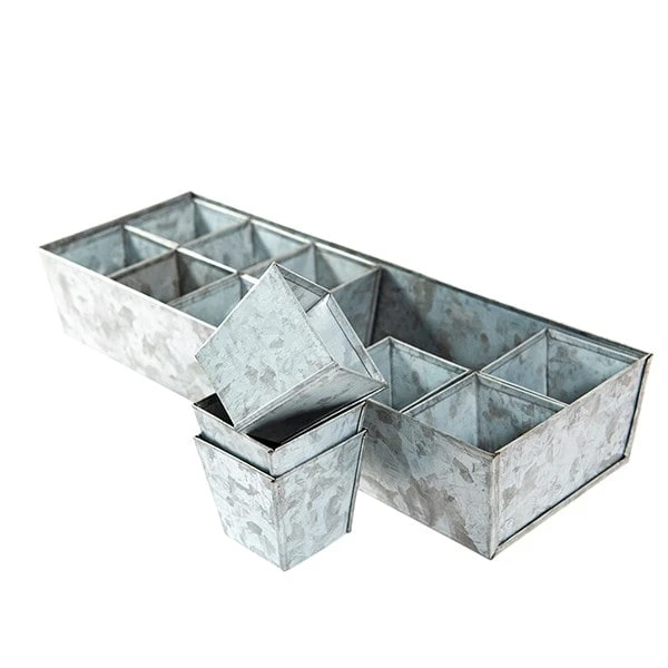 Galvanised Tray With 16 Grow Pods 5 Galvanised Tray With 16 Grow Pods - Image 3