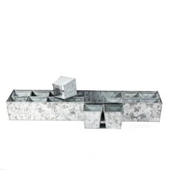 Galvanised Tray With 16 Grow Pods 14 Galvanised Tray With 16 Grow Pods -Feathered Garden pr2000037487 card5 lg