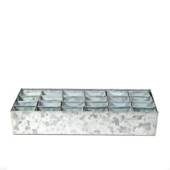 Galvanised Tray With 24 Grow Pods 13 Galvanised Tray With 24 Grow Pods -Feathered Garden pr2000037488 card6 lg