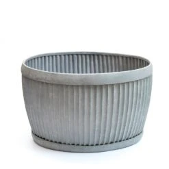 Oval Zinc Dolly Tub Pot 11 Oval Zinc Dolly Tub Pot -Feathered Garden pr2000037524 card4 lg