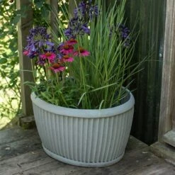 Oval Zinc Dolly Tub Pot 12 Oval Zinc Dolly Tub Pot -Feathered Garden pr2000037524 card5 lg