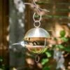 Brushed Brass Satellite Bird Seed Feeder 1 Brushed Brass Satellite Bird Seed Feeder -Feathered Garden pr2000040685