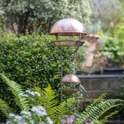 Brushed Copper Satellite Bird Seed Feeder 15 Brushed Copper Satellite Bird Seed Feeder -Feathered Garden pr2000040690 card7 lg