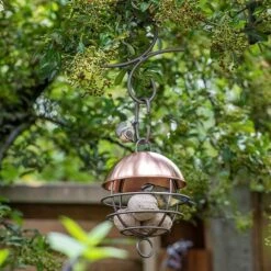 Brushed Copper Satellite Fat Ball Feeder 13 Brushed Copper Satellite Fat Ball Feeder -Feathered Garden pr2000040691 card3 lg
