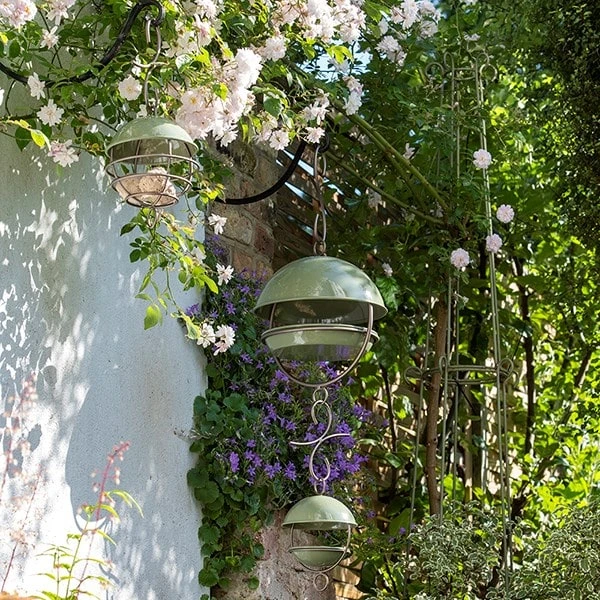 Hanging Bird Feeding Dome - Crocus Green 9 Hanging Bird Feeding Dome - Crocus Green - Image 7