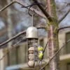 Tree Hanging Fat Ball Feeder - Brass 1 Tree Hanging Fat Ball Feeder - Brass -Feathered Garden pr2000041701