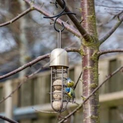 Tree Hanging Fat Ball Feeder - Brass -Feathered Garden pr2000041701 card3 lg