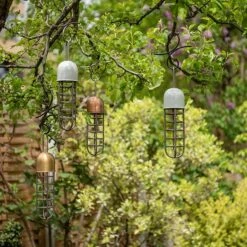 Tree Hanging Fat Ball Feeder - Brass -Feathered Garden pr2000041701 card5 lg
