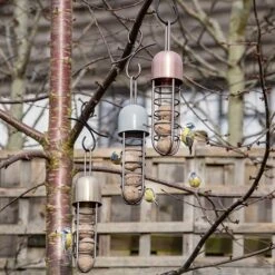 Tree Hanging Fat Ball Feeder - Putty 10 Tree Hanging Fat Ball Feeder - Putty -Feathered Garden pr2000041703 card3 lg