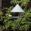 Bird Feeding Hut On Stake - Putty Grey 1 Bird Feeding Hut On Stake - Putty Grey -Feathered Garden pr2000041725