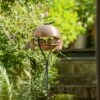 Stake Bird Feeder - Copper -Feathered Garden pr2000046886